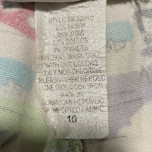 Carolina Blues Colorful Capris with Mid Century Illustrations | Stretch Cotton - Picture 7 of 10